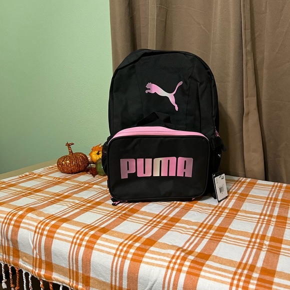 Puma Bags Nwt Puma Backpack Lunchbox Combo Poshmark